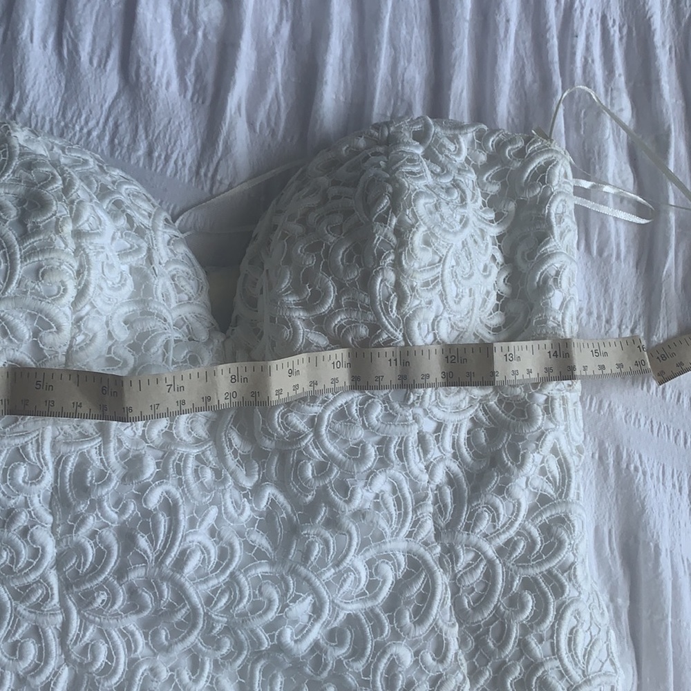 Cache White Lace Dress - Gem